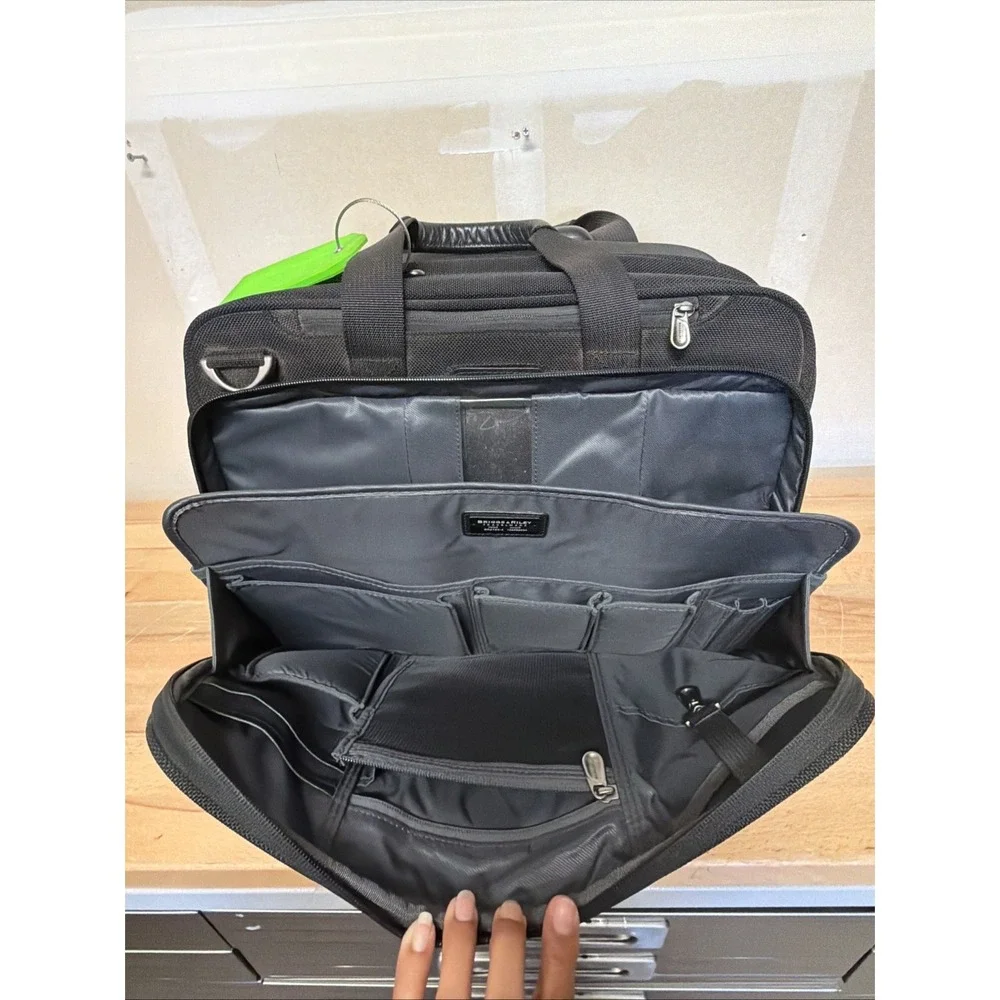 Briggs & Riley Travelware Rolling Briefcase Carry On Business Bag Black